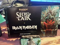 MTG Secret Lair x Iron Maiden: Eddie Unchained RAINBOW FOIL Edition - Image 1