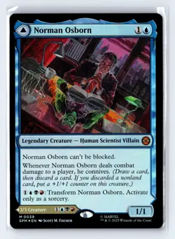 MTG Norman Osborn // Green Goblin (Foil) #39 Marvel Super Heroes - Image 1