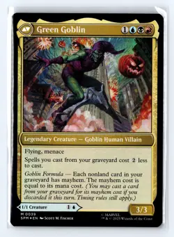 MTG Norman Osborn // Green Goblin (Foil) #39 Marvel Super Heroes - Image 2