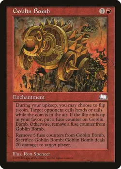 MTG Goblin Bomb Weatherlight Magic the Gathering - Image 1