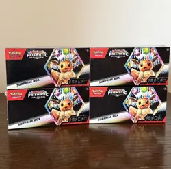 LOT OF 4 - Pokemon TCG: Prismatic Evolutions Surprise Box SEALED - Image 1