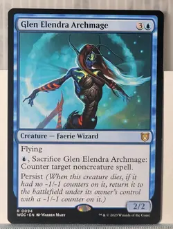Mtg GLEN ELENDRA ARCHMAGE NM WOC 0094 -Argo- - Image 1