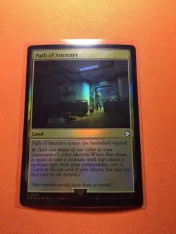 MTG Magic The Gathering Path Of Ancestry Foil PIP Land Fallout - Image 1