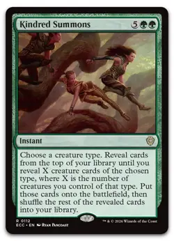 Kindred Summons #112 (NM) Commander: Lorwyn Eclipsed ECC Magic MTG - Image 1