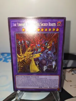 The Chaotic Phantasmal Sacred Beasts Secret Rare CORI-EN029 Yugioh Chaos Origins - Image 1