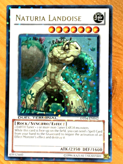 yugioh Naturia Landoise DT04-EN042 Ultra Parallel Rare Near Mint - Image 2