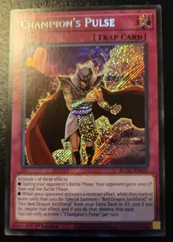 Champion's Pulse BLGG-EN035 1st Edition Secret Rare Glorious Gallery Yu-Gi-Oh! - Image 1