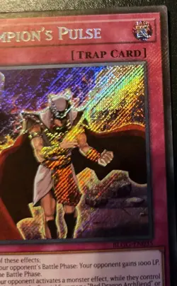 Champion's Pulse BLGG-EN035 1st Edition Secret Rare Glorious Gallery Yu-Gi-Oh! - Image 3