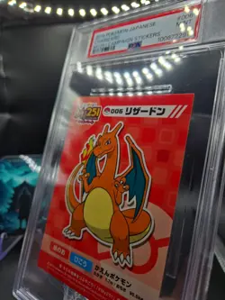PSA 9 Pokemon 2019 Charizard Sticker MY251 Campaign Stickers No.006 Japanese - Image 3
