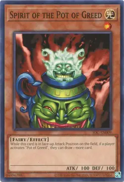 1x Spirit of the Pot of Greed - Unlimited NM Eng YuGiOh - IOC 25th - Image 1