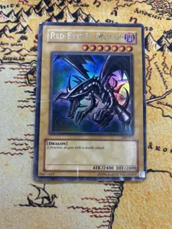 Yugioh Red-Eyes B. Dragon SDJ-001 Ultra Rare Unlimited DMG - Image 1