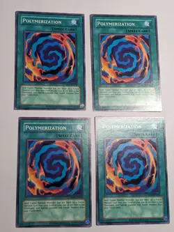 4x PLAYSET - YuGiOh! Polymerization RP01-EN008 Unlimited Retro Pack Near Mint - Image 1