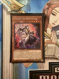 YuGiOh! CORI-EN015 Aleister the Reminiscent Secret Rare VLP - Image 1