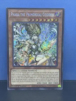 Phara the Primordial Goddess - 1st Edition Yu-Gi-Oh! - CORI-EN022 Secret Rare - Image 1