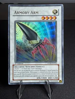 Konami Armory Arm DP08-EN016 - Yusei - Ultra Rare Holo English 1st Ed - Image 1