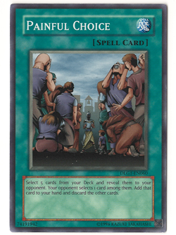Yu-Gi-Oh Painful Choice DLG1-EN060 Dark Legends Unlimited LP - Image 1