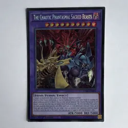 Yu-Gi-Oh! The Chaotic Phantasmal Sacred Beasts Secret Rare CORI-EN029 1st Ed - Image 1
