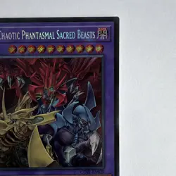 Yu-Gi-Oh! The Chaotic Phantasmal Sacred Beasts Secret Rare CORI-EN029 1st Ed - Image 3