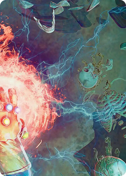 Thanos, the Mad Titan Art Card (3/9) - Art Series: (AAMSH) - Image 1