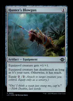 Hunter's Blowgun Foil C The Lost Caverns of Ixalan 255 NM - Image 1