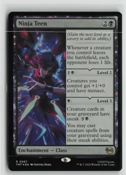 Ninja Teen Near Mint Foil 0067 TMNT MTG - Image 1