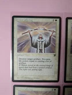Mtg Lot 4 x Divine Offering Legends NM-LP - Image 2