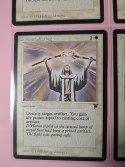 Mtg Lot 4 x Divine Offering Legends NM-LP - Image 5