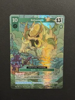 Behemoth 192/173 MetaZoo Secret Shadows Alt Art MZ3 2025 Full Art - Image 1