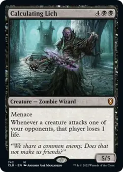 NM - Calculating Lich [CLB - 742] Commander Legends: Battle for Baldur's Gate - Image 1