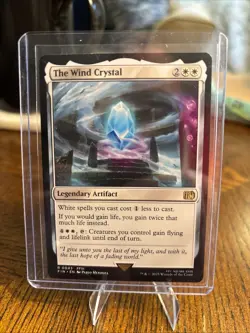 Magic - MTG - Final Fantasy - The Wind Crystal - Rare legendary Artifact - Image 1