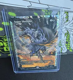MTG Super Shredder (Showcase) (Fracture Foil) Teenage Mutant Ninja Turtles 295. - Image 1