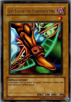 Left Leg of the Forbidden One LOB-121 2002 Original Ultra Rare Unlimited Yugioh - Image 1