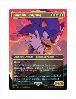 Sonic the Hedgehog - 2087, Sonic the Hedgehog Secret Lair, Magic MTG NM - Image 1