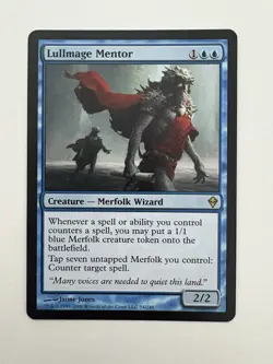 Lullmage Mentor MTG Magic the Gathering Card LP Lightly Played ZEN - Image 1