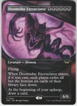 DOOMSDAY EXCRUCIATOR (BORDERLESS) 346 R NEAR MINT - Image 1