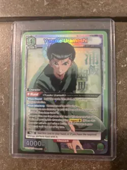 Bandai Union Arena Yusuke Urameshi SR Holo 4000 Power C4 EN UA18BT/YYH-1-025 - Image 1