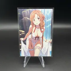 Asuna Yuuki SAO Holographic Anime Collectible Trading Card - Image 1