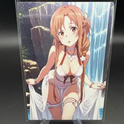 Asuna Yuuki SAO Holographic Anime Collectible Trading Card - Image 2