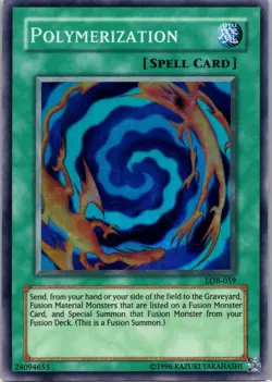 Polymerization Unlimited Super Rare LOB-EN059 NM - Image 1