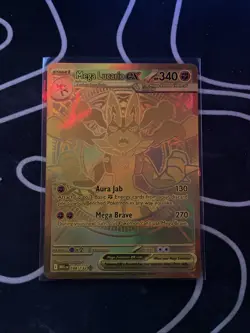 Pokemon MEGA LUCARIO EX 188/132 PACK FRESH MINT CONDITION English Secret Rare - Image 1
