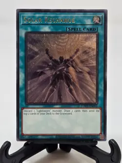 Yugioh! Solar Recharge Ultimate Rare LODT-EN052 Unlimited Light of Destruction - Image 5