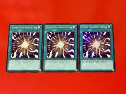 3x Super Polymerization | CH01-EN033 | Ultra Rare | NM | 1st Edition | YuGiOh! - Image 1
