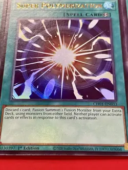 3x Super Polymerization | CH01-EN033 | Ultra Rare | NM | 1st Edition | YuGiOh! - Image 4