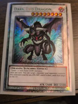 Dark End Dragon (Platinum Secret Rare) RA03-EN216 Quarter Century Bonanza 1st - Image 2