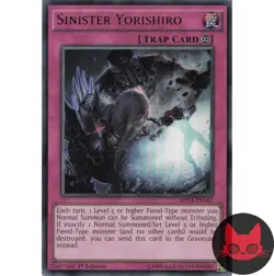 Yugioh Sinister Yorishiro MP14-EN182 Ultra Rare 1st Edition LP - Image 1