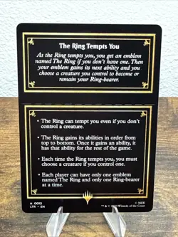 Magic: The Gathering The Ring Emblem Universes Beyond LOTR Regular Card - Image 2