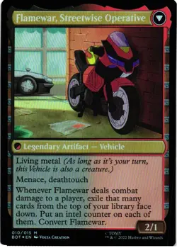 Flamewar, Brash Veteran 10 Mythic Universes Beyond: Transformers NM Foil MTG - Image 2
