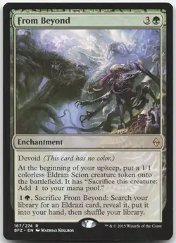 From Beyond - Battle for Zendikar - Rare - Magic: The Gathering - Image 1