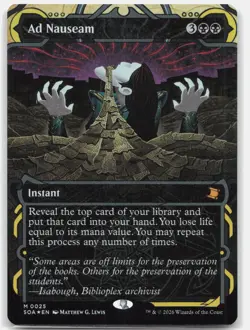 Ad Nauseam 25 FOIL Secrets of Strixhaven Mystical Archive Magic The Gathering NM - Image 1