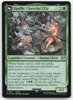 Vanille, Cheerful l'Cie 211 FOIL UC FINAL FANTASY Magic: The Gathering NM - Image 1